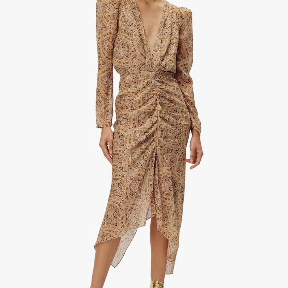 NWOT-Ronny Kobo Women's Astrid Dress 100% Silk sz XL